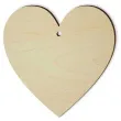 zawieszka drewniana serce 65 x 65 mm 10szt