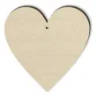 zawieszka drewniana serce 90 x 90 mm