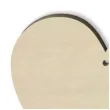 zawieszka drewniana serce 90 x 90 mm