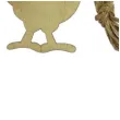 zawieszka drewniana wielkanoc kury drewno titanum 6 szt