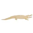 zawieszka drewniana zwierzeta aligator 150x29 mm 10 szt