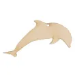 zawieszka drewniana zwierzeta delfin 108x51 mm 10 szt