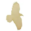 zawieszka drewniana zwierzeta ptak orzel 111x81 mm