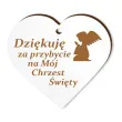 zawieszka hdf podziekowania chrzest sw aniolek bialy 5 cm 5 szt