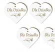 zawieszka hdf serduszko dla dziadka bialy 10 szt