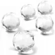 zawieszka kula bezbarwna 3 2x3 4cm 5szt 1op