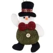 zawieszka na choinke balwanek zielone ubranko czakos 20 cm