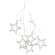 zawieszki dekoracyjne gwiazdki bialy arpex 12 szt