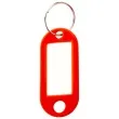 zawieszki do kluczy biurowe czerwona d rect 10 szt