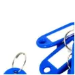 zawieszki do kluczy biurowe niebieskie d rect 10 szt