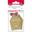 zawieszki do prezentow craft fun series piernikowy domek brazowe titanium 8 szt
