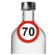 zawieszki na alkohol urodziny 70 traffic birthday 10 szt