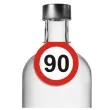 zawieszki na alkohol urodziny 90 traffic birthday 10 szt