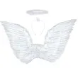 zestaw aniolek opaska skrzydla bialy