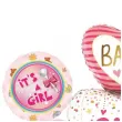 zestaw balonow baby shower its a girl jix 6 szt