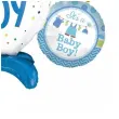 zestaw balonow foliowych baby shower its a boy jix 6 szt