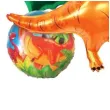 zestaw balonow foliowych dino t rex godan 5 szt