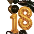 zestaw balonow foliowych osiemnastka jix 27 szt