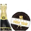 zestaw balonow happy new year butelka szampana i gwiazdki sylwester jix