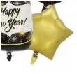 zestaw balonow happy new year butelka szampana i gwiazdki sylwester jix