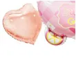zestaw balonow its a girl baby girl wozek rozowy godan 5 szt shp