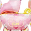 zestaw balonow its a girl baby girl wozek rozowy godan 5 szt shp