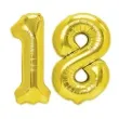 zestaw balonow liczba 18 osiemnastka zloty 33 dgt 2 elementy