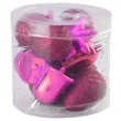 zestaw bombek swiateczny mix 12 rozowy arpex