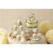 zestaw dekoracji do muffinek na baby shower roczek urodziny pikery i papilotki oh baby 6 kpl