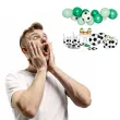 zestaw dekoracji football party zielono czarny partydeco 1kpl