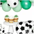 zestaw dekoracji football party zielono czarny partydeco 1kpl