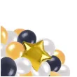 zestaw dekoracji happy birthday balony baner zloty arpex 53 elementy