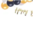 zestaw dekoracji happy birthday balony baner zloty arpex 53 elementy