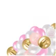 zestaw dekoracji happy birthday balony topper rozowy arpex 53 elementy