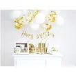 zestaw dekoracji happy birthday zloty partydeco 60 szt