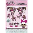 zestaw dekoracji lol surprise unique 7 szt