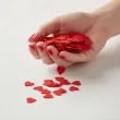 zestaw dekoracji na walentynki balony girlanda platki roz konfetti swieczki serca kocham cie
