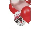 zestaw dekoracji na walentynki rocznice wesele balony serca 9 elementow