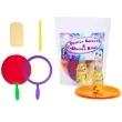 zestaw do baniek mydlanych rakietki i obrecze tuban 250 ml