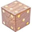 zestaw do gry kosci z pudelkiem drewno giftdeco