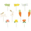 zestaw do szukania jajek partydeco 10 szt 8x24 cm