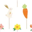 zestaw do szukania jajek partydeco 10 szt 8x24 cm