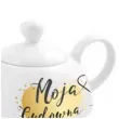 zestaw filizanka z imbrykiem duo moja cudowna chwila relaksu bgtech 2 szt