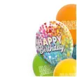 zestaw imprezowy happy birthday butla z helem mix balonow wstazka folat