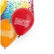 zestaw imprezowy happy birthday butla z helem mix balonow wstazka folat