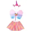 zestaw jednorozec spodniczka skrzydla opaska kraszek