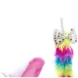 zestaw jednorozec teczowy ogon wielokolorowy kraszek