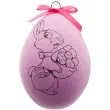 zestaw kreatywny jajko z farbkami rozowe arpex
