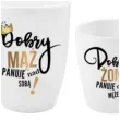 zestaw kubkow dobry maz dobra zona bgtech 750 ml i 300 ml 2 szt
