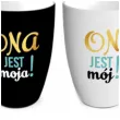 zestaw kubkow ona jest moja on jest moj bgtech 2 szt